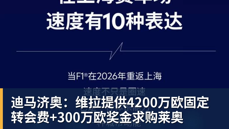 迪马济奥：维拉提供4200万欧固定转会费+300万欧奖金求购莱奥